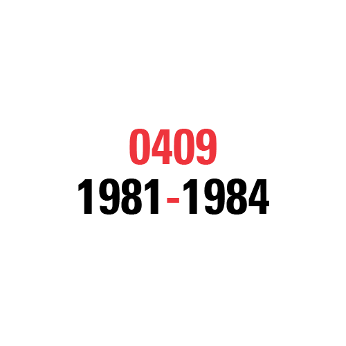 0409 1981-1984